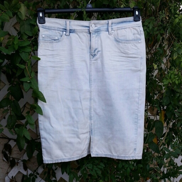 skirt from‎ Expresso, made of bleached denim - Picture 2 of 4